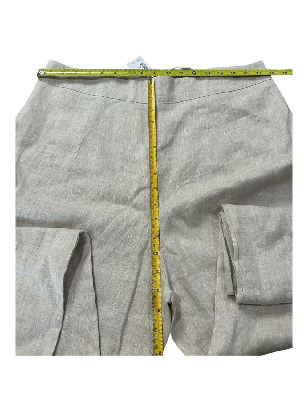Petal & Pup Devlin Wide Leg Linen Pant Trousers NWT High Waisted Size 12 Beige - Picture 14 of 16